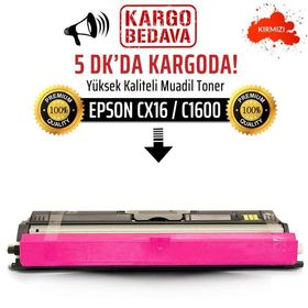 Speeds Epson C1600-CX16NF Kırmızı Toner Chıp