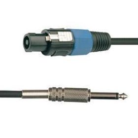 Spekon-6.3 mm 15 m Mono Hoparlör Kablosu