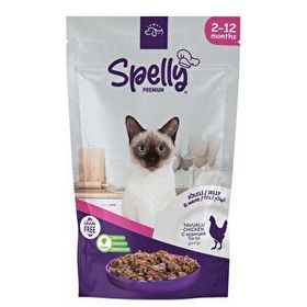 Spelly 85 gr Yavru Kedi Yaş Mama Tavuklu