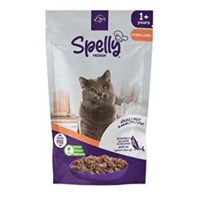 Spelly Premium Somon 85 gr Yetişkin Kedi Yaş Mama
