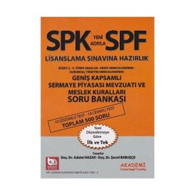 SPF Geniş Kapsamlı Sermaye Piyasası Mevzuatı ve Meslek Kuralları Soru Bankası - Adalet Hazar Şenol Babuşcu
