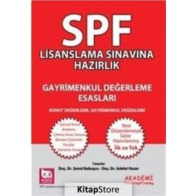 SPF Lisanslama Sınavına Hazırlık Gayrimenkul Değerleme Esasları - Adalet Hazar Şenol Babuşcu