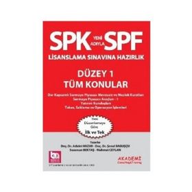 SPF Lisanslama Sınavlarına Hazırlık Düzey 1 Tüm Konular - Adalet Hazar Şenol Babuşcu Mahmut Ceylan av sezercan bektas