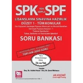 SPF Lisanslama Sınavlarına Hazırlık Düzey 1 Tüm Konular - Adalet Hazar Şenol Babuşcu Mahmut Ceylan av sezercan bektas