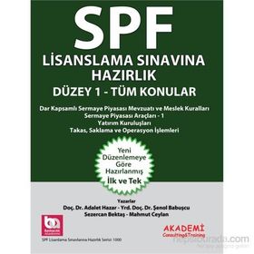 SPF Lisanslama Sınavlarına Hazırlık Düzey 1 Tüm Konular - Adalet Hazar Şenol Babuşcu Mahmut Ceylan av sezercan bektas