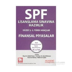 SPF Lisanslama Sınavlarına Hazırlık Düzey 2-3 Finansal Piyasalar - Şenol Babuşcu av sezercan bektas Mahmut Ceylan Adalet Hazar