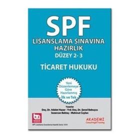 Spf Lisanslama Sınavlarına Hazırlık- Düzey 2 ve 3 - Ticaret Hukuku - Adalet Hazar