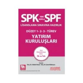 SPF Lisanslama Sınavlarına Hazırlık - Yatırım Kuruluşları - Şenol Babuşcu av sezercan bektas Mahmut Ceylan Adalet Hazar