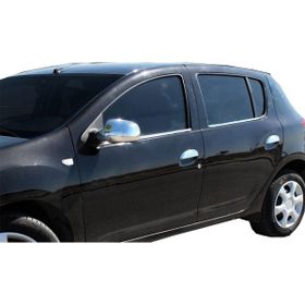 Spider Dacia Sandero 2 2013 Üzeri 4 Parça Paslanmaz Çelik Cam Çıtası