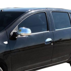 Spider Dacia Sandero 2 2013 Üzeri 4 Parça Paslanmaz Çelik Cam Çıtası
