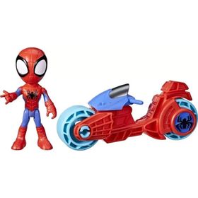 Spider F6777-F7459 And Hıs Amazıng Frıends Motorsiklet ve Figür Spidey