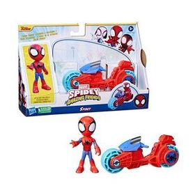 Spider F6777-F7459 And Hıs Amazıng Frıends Motorsiklet ve Figür Spidey