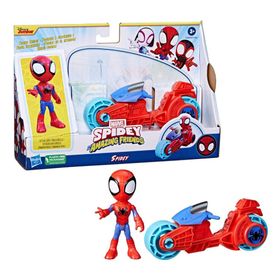 Spider F6777-F7459 And Hıs Amazıng Frıends Motorsiklet ve Figür Spidey