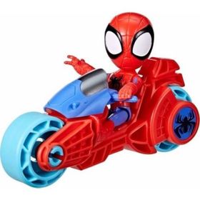 Spider F6777-F7459 And Hıs Amazıng Frıends Motorsiklet ve Figür Spidey