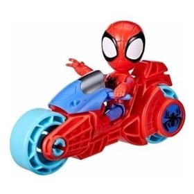 Spider F6777-F7459 And Hıs Amazıng Frıends Motorsiklet ve Figür Spidey