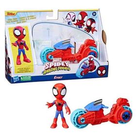Spider F6777-F7459 And Hıs Amazıng Frıends Motorsiklet ve Figür Spidey