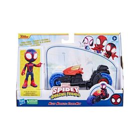Spider F6777-F7460 Spider and His Amazing Friends Miles Morales Motorsiklet ve Figür