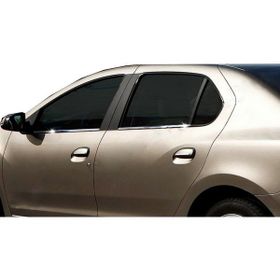 Spider Renault Symbol 2 2009-2013 4 Parça Paslanmaz Çelik Cam Çıtası