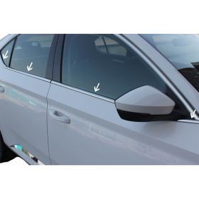 Spider Skoda Super B8 2015 8 Parça Krom Cam Çıtası