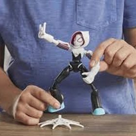 Spiderman E7688 Bend Flex Ghost-Spider Figür