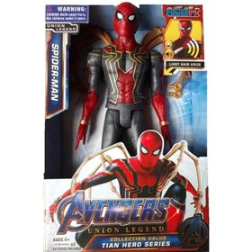 Spiderman Sesli Işıklı Oyuncak Ahtapot Kollu 29 cm Örümcek Adam Figürü