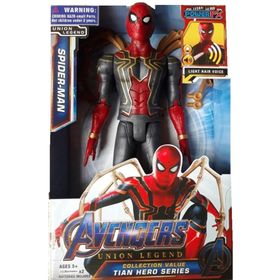 Spiderman Sesli Işıklı Oyuncak Ahtapot Kollu 29 cm Örümcek Adam Figürü