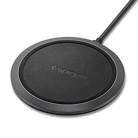Spigen 000CH23122 İOS 7.5 W Android 10 W QI Sertifikalı Tüm Cihazlar İle Uyumlu Essential F308W Hızlı Kablosuz Şarj Cihazı