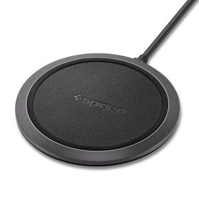 Spigen 000CH23122 İOS 7.5 W Android 10 W QI Sertifikalı Tüm Cihazlar İle Uyumlu Essential F308W Hızlı Kablosuz Şarj Cihazı