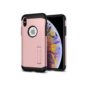 Spigen 057CS22139 Apple iPhone X Slim Armor Rose Gold Kılıf