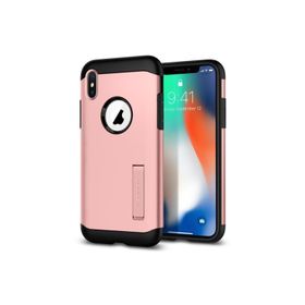 Spigen 057CS22139 Apple iPhone X Slim Armor Rose Gold Kılıf