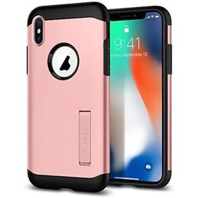 Spigen 057CS22139 Apple iPhone X Slim Armor Rose Gold Kılıf