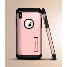 Spigen 057CS22139 Apple iPhone X Slim Armor Rose Gold Kılıf