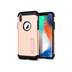 Spigen 057CS22140 Apple iPhone X Slim Armor Blush Gold Kılıf