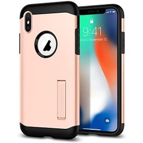Spigen 057CS22140 Apple iPhone X Slim Armor Blush Gold Kılıf