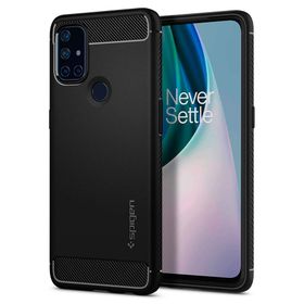Spigen ACS02604 One Plus Nord N10 5G Rugged Armor Matte Black Kılıf