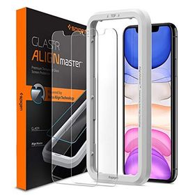 Spigen AGL00101 iPhone 11-XR Align Master Glass TR 2 Adet Cam Ekran Koruyucu