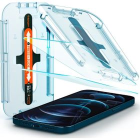 Spigen AGL01791 Kolay Kurulum GLAS.TR EZ Fit 2 Adet Apple iPhone 12 Pro Max Cam Ekran Koruyucu