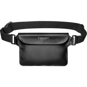 Spigen AMP04532 Aqua Shield Water Proof IPX8 Sertifikalı Su Geçirmez A620 Black Çanta