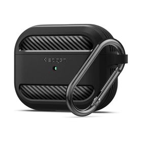 Spigen ASD00540 Apple AirPods Pro Rugged Armor Matte Black Kulaklık Kılıfı