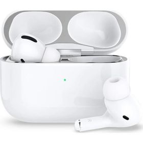 Spigen ASD01137 Apple Air Pods Pro Uyumlu Kapak İçi Kir Toz Önleyici Shine Shield 2 Adet Metal Silver Kılıf