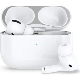 Spigen ASD01137 Apple Air Pods Pro Uyumlu Kapak İçi Kir Toz Önleyici Shine Shield 2 Adet Metal Silver Kılıf