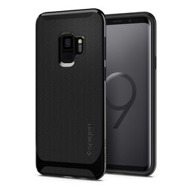 Spigen Galaxy S9 Neo Hybrid Shiny Black Kılıf