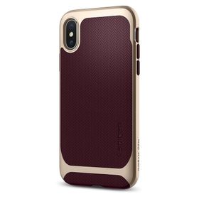 Spigen iPhone X Neo Hybrid Burgundy Kılıf