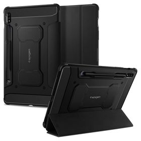 Spigen Samsung Galaxy Tab S7 Rugged Armor Pro Black Black ACS01604 Kılıf
