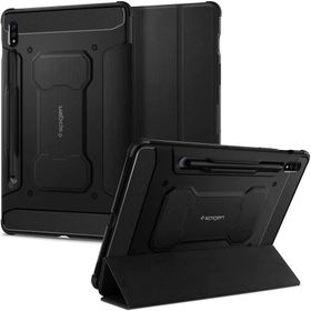 Spigen Samsung Galaxy Tab S7 Rugged Armor Pro Black Black ACS01604 Kılıf