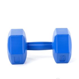 Spin 2 X 4 Kg Plastik Köşeli Mavi Dambıl
