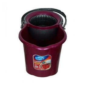 Spin Mop Temizlik Seti 360 Derece Döner Başlıklı Kova+Mop+Paspas+Sap Karışık Renk