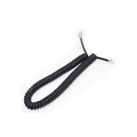 Spiral Karel Siyah Pluglu 30 cm Ahize Kordonu