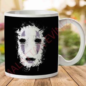 Spirited Away Ink No Face Baskılı Kupa