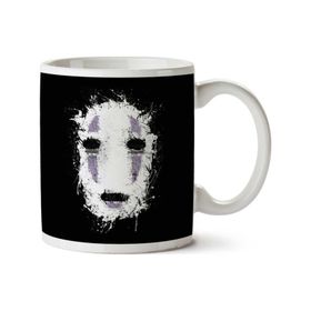Spirited Away Ink No Face Baskılı Kupa